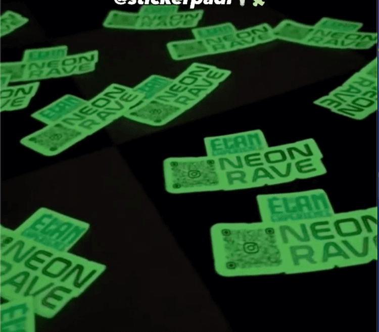 Glow-in-the-Dark Stickers Instagram Video