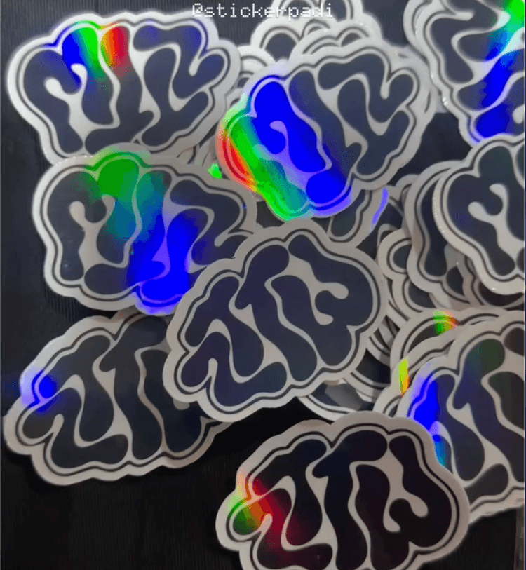 Holographic Stickers Instagram Video