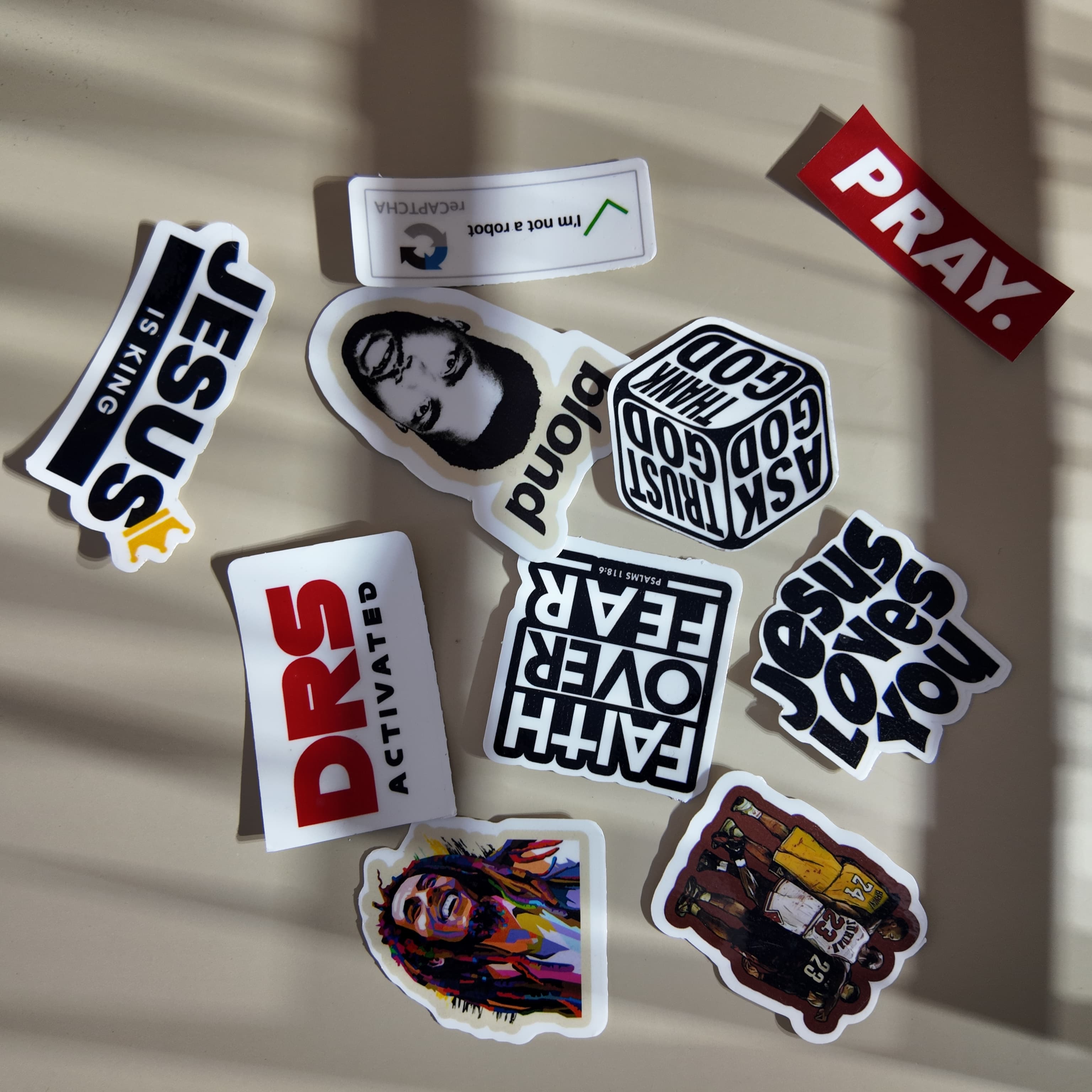 God's own sticker set