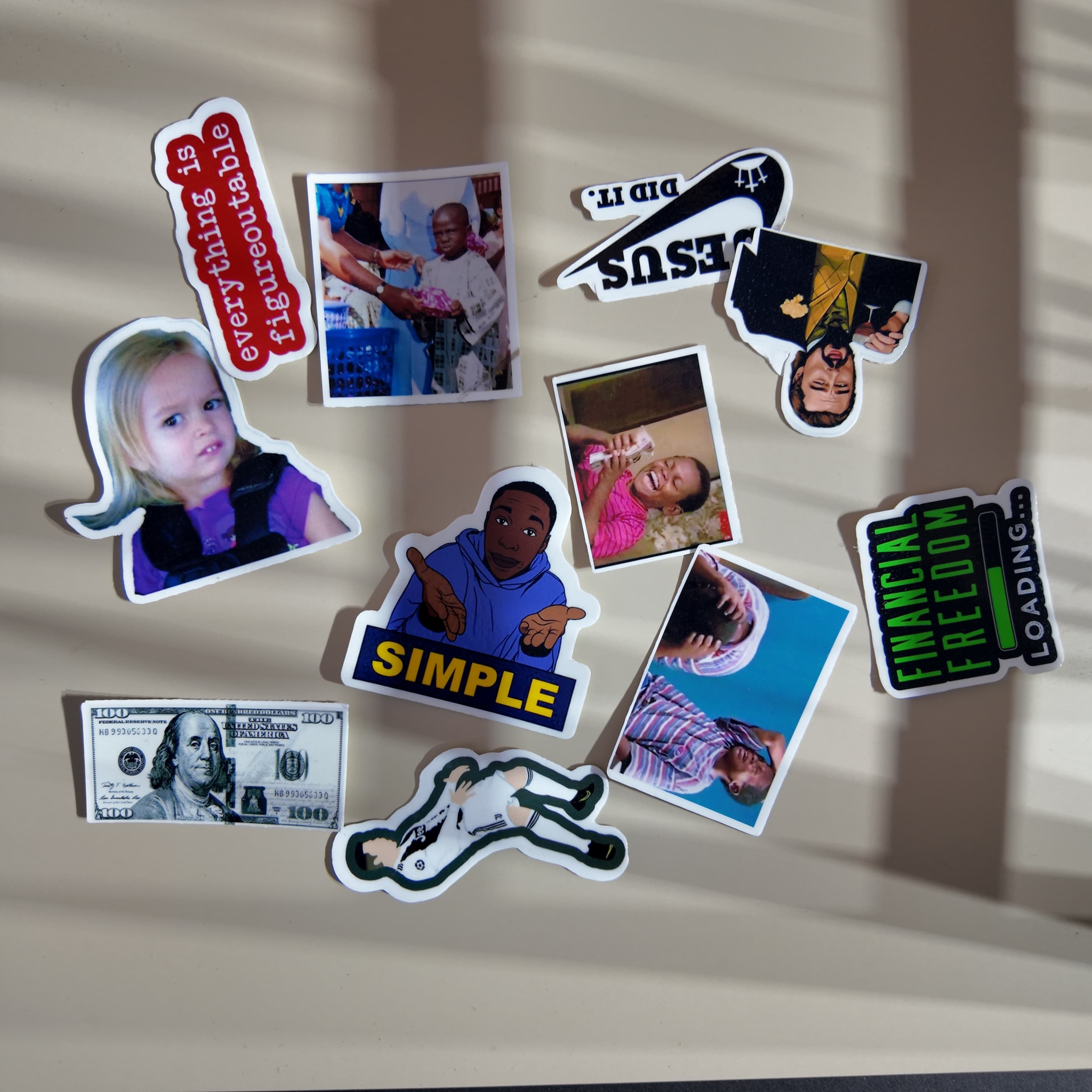Meme sticker set