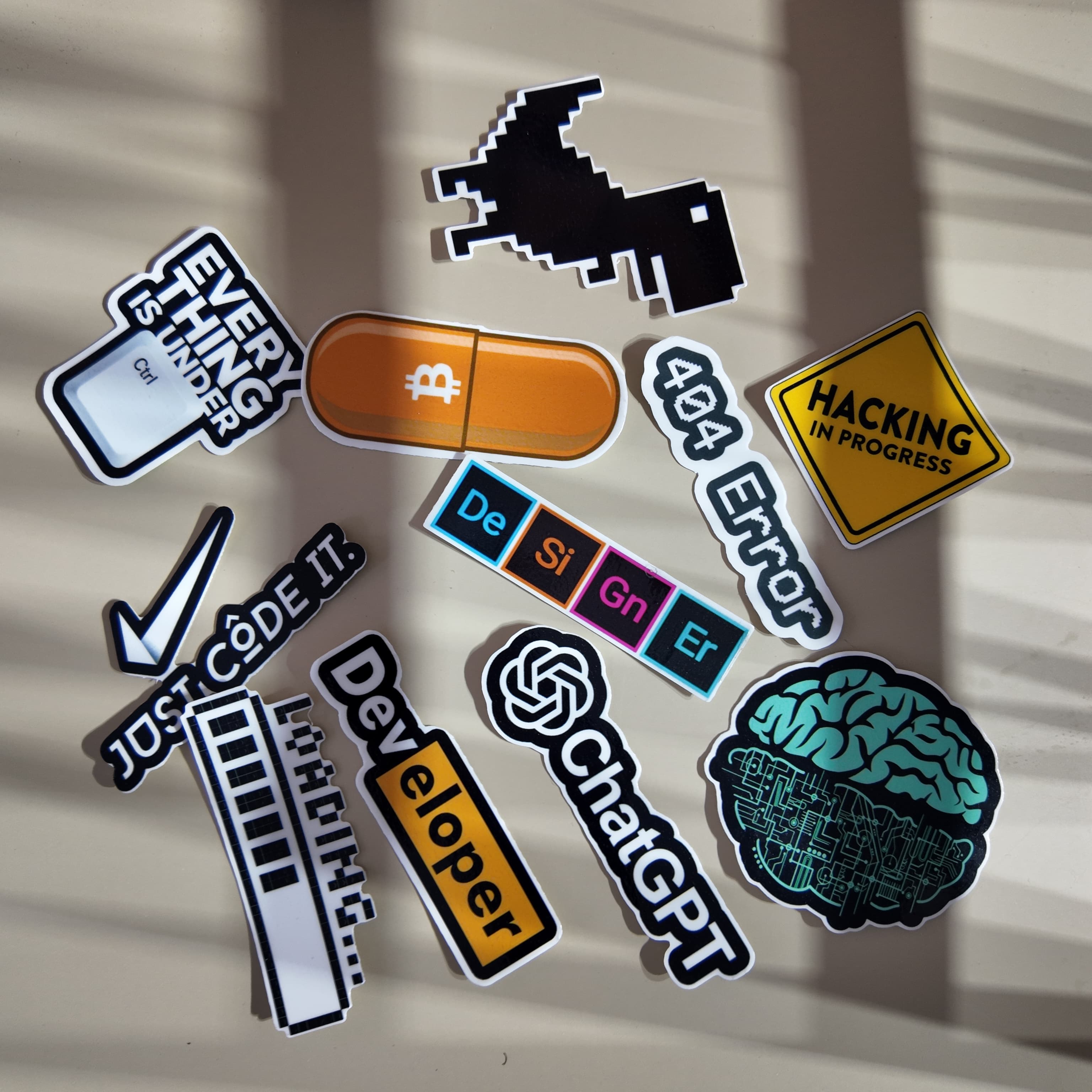 Tech guy sticker set