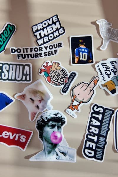 Cool vibes 2 sticker set